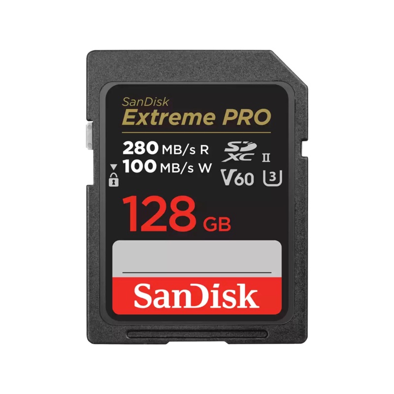 SanDisk Extreme PRO 128GB UHS-II V60 SDXC Card