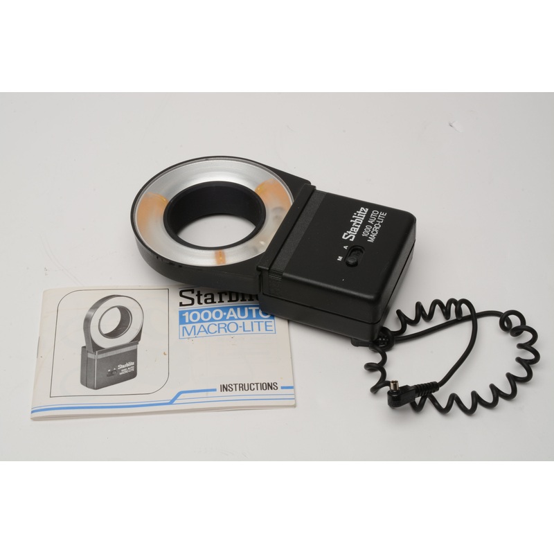 Starblitz 1000 Auto Ring light flash, Tested, Great! +Manual (62mm)