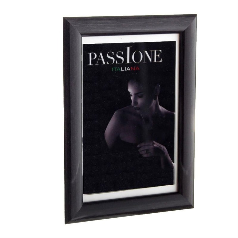 Dorr Guidi Glossy Black Wooden 8×6 Photo Frame
