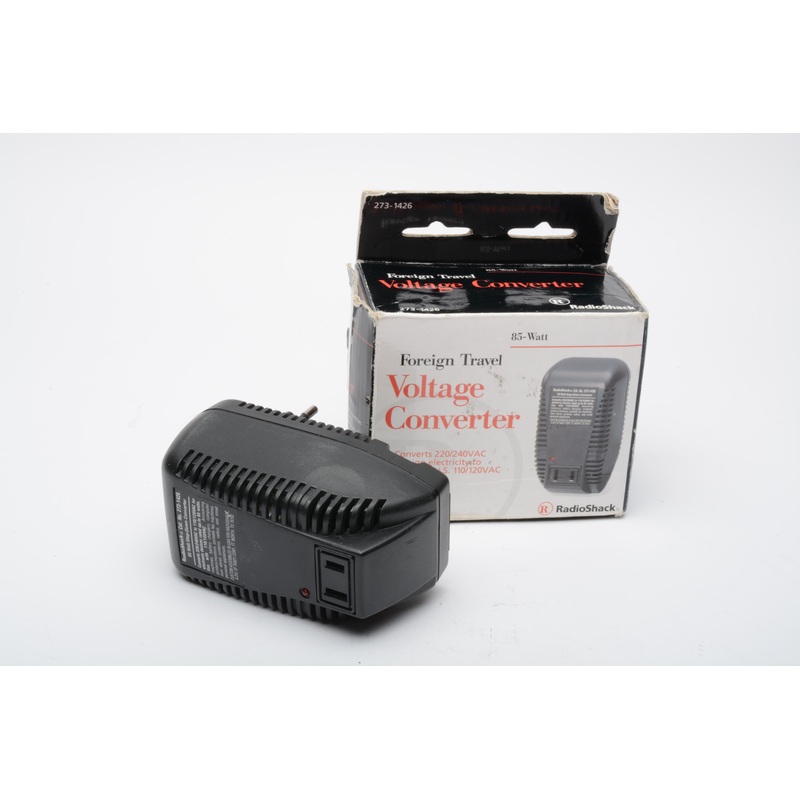 Radio Shack Foreign Travel 85-Watt Voltage Converter (220/240 to 110/120)