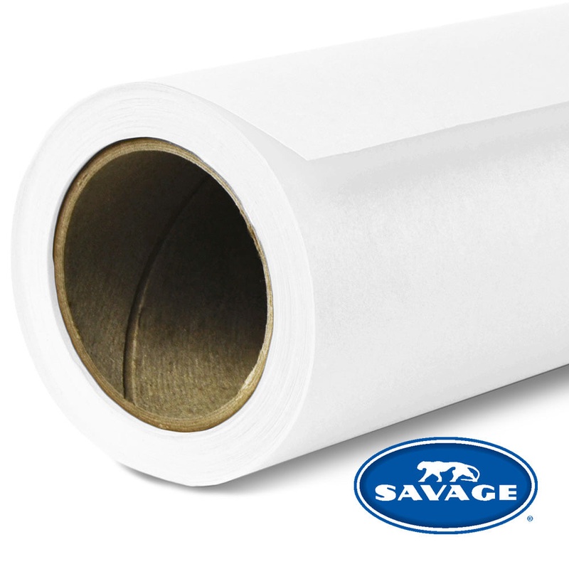 Savage Seamless Background Paper – #66 Pure White – 53″ x 12yd