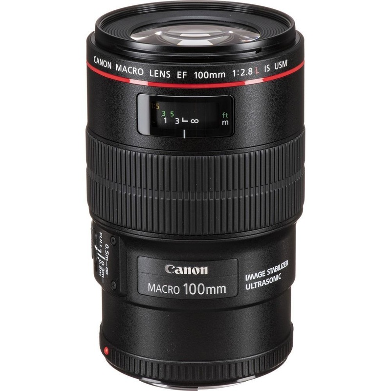 Canon EF 100mm f/2.8 L IS USM Macro Lens Black