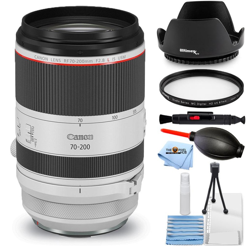 Canon RF 70-200mm f/2.8L IS USM Lens 3792C002 – Essential UV Filter Bundle