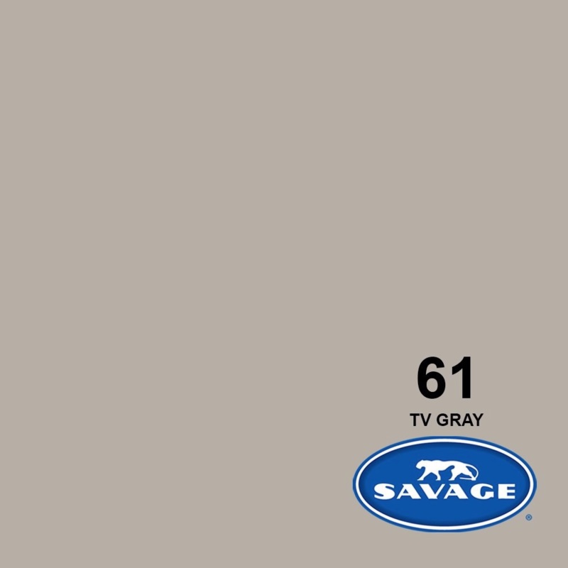 Ciclorama de Papel TV Gray #61 Savage 2.7x11m