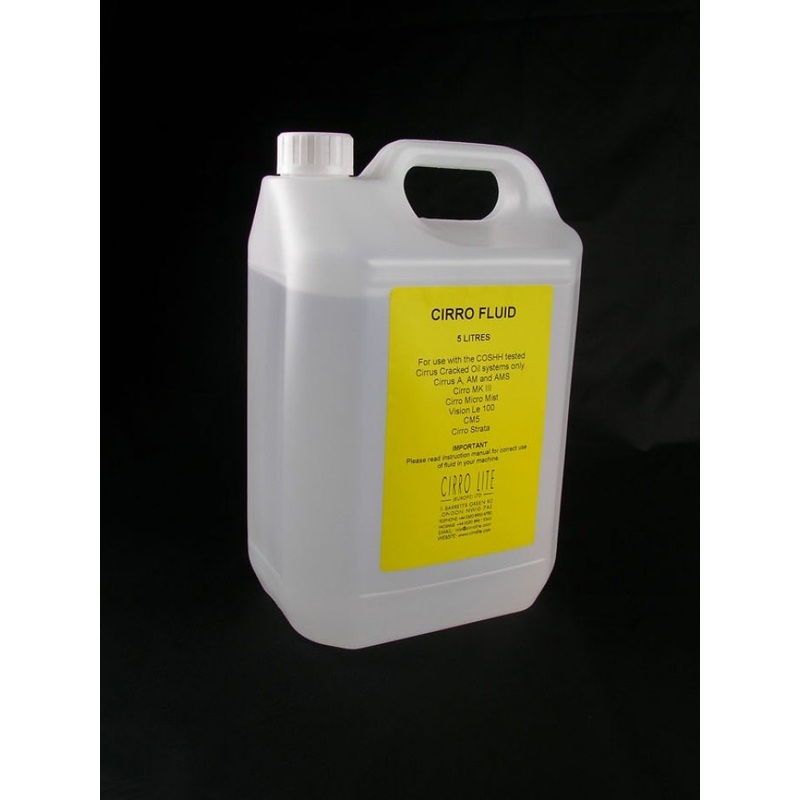 CIRRO Mist Fluid 5 Litre Bottle – FLUID5