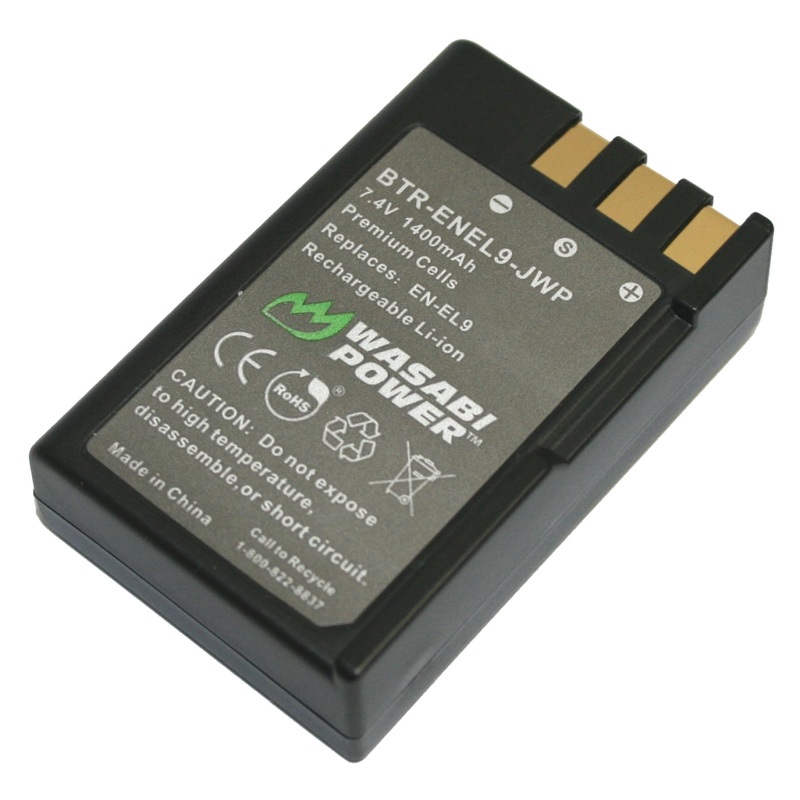 Nikon EN-EL9 Battery by Wasabi Power