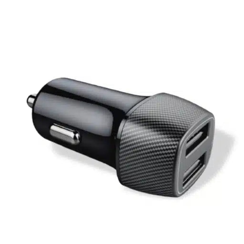 RED-E DUAL USB CAR CHARGER – BLACK