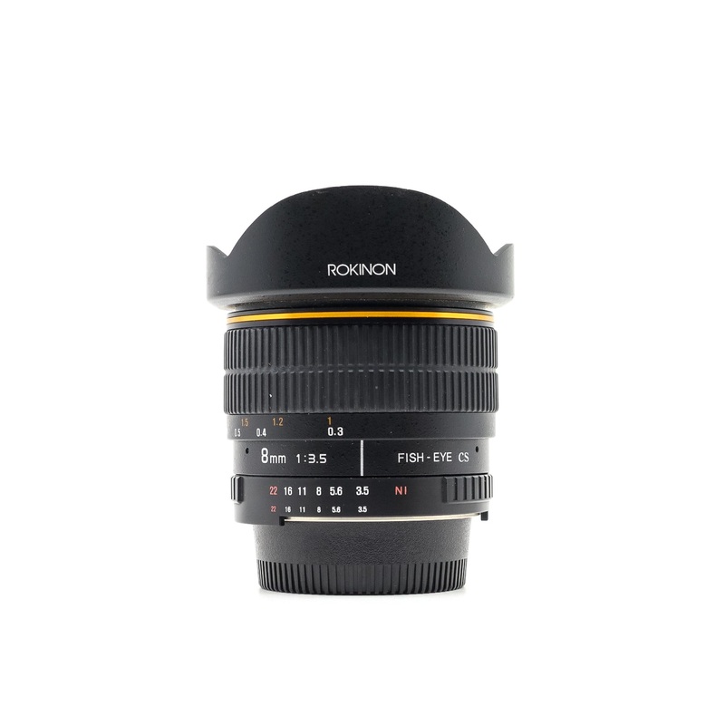Rokinon 8mm f/3.5 UMC CS II – Nikon Fit