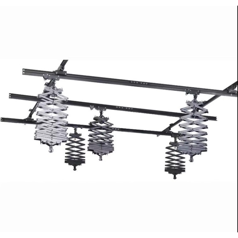 SM-Ceiling Rail 4 Track + 4 Pantograph (2 Double Track and 2 Single Track Pantograph)