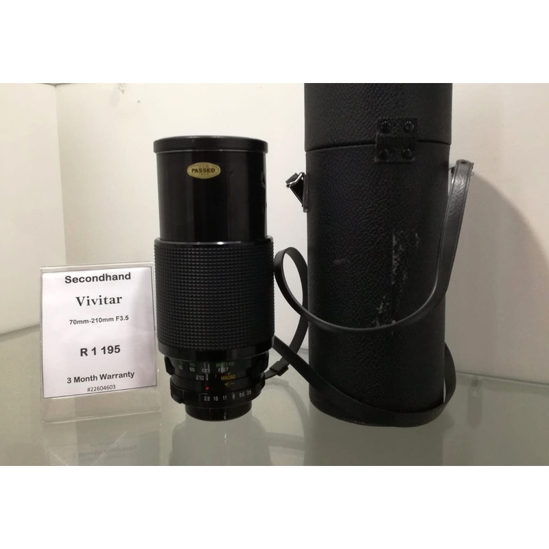 Vivitar 70-210mm Series 1 (VS1) M42 screw mount Second Hand