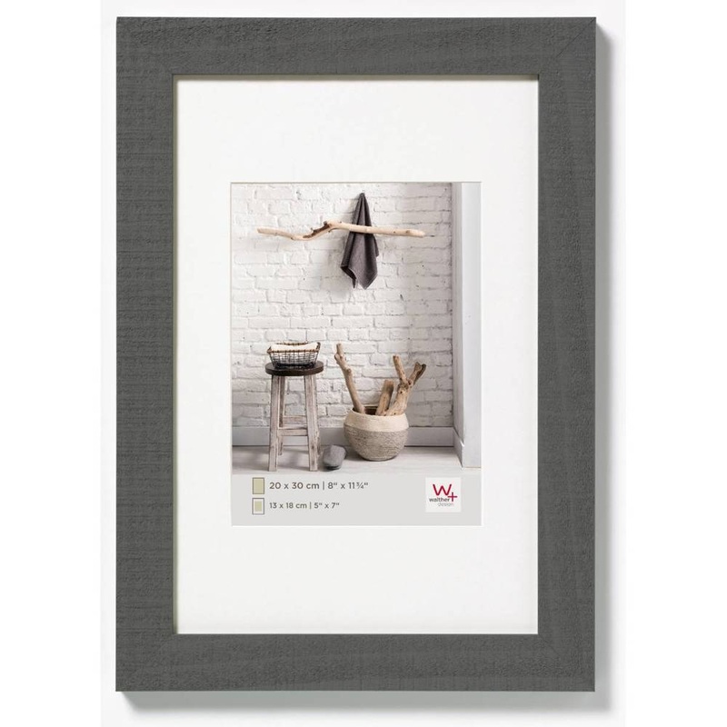 Walther Home Wooden Picture Frame – 9.5×7 inch – (Insert 7×5 inch) Grey