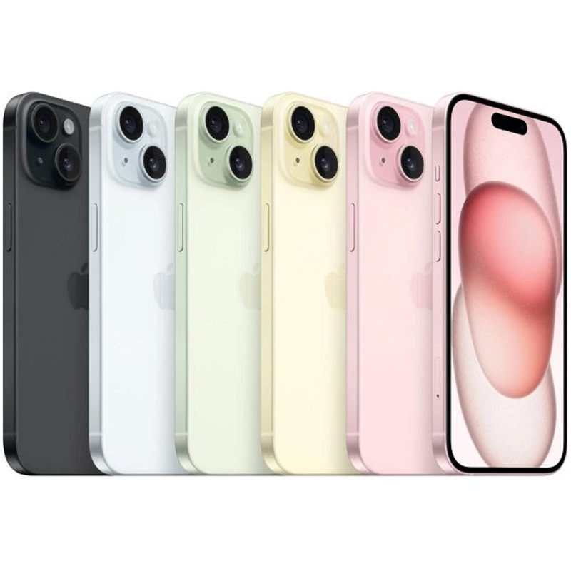 Apple iPhone 15 5G A3090 Dual SIM 6GB+256GB Black