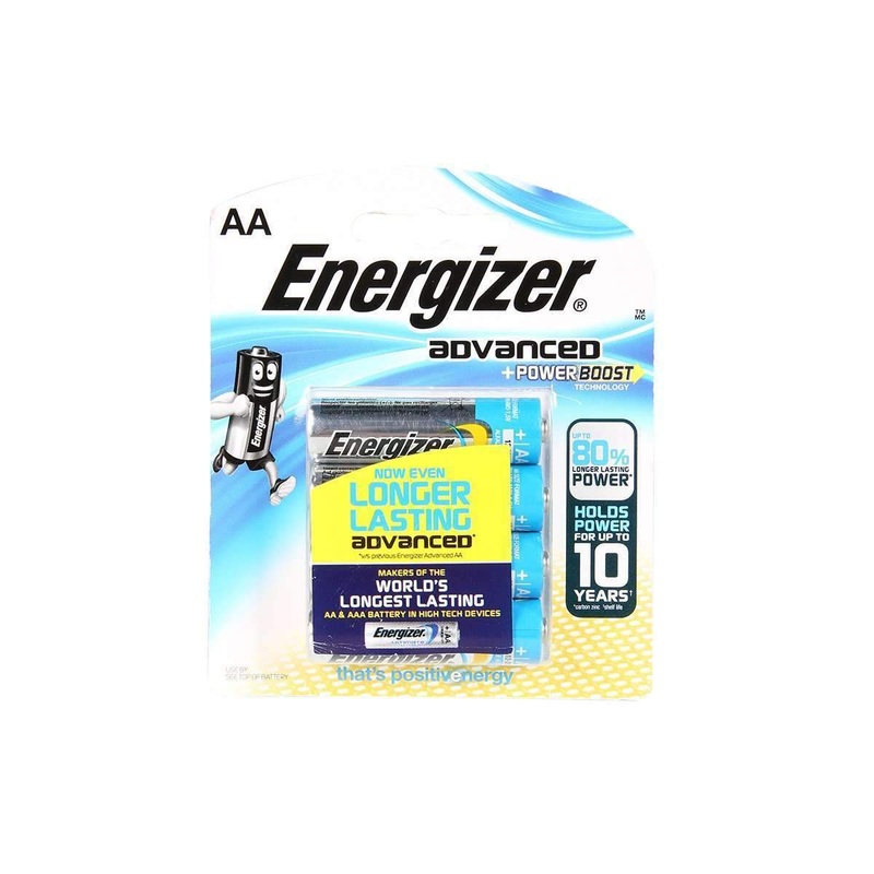 Energizer Advanced Alkaline AA Batteries 4+2 Pack