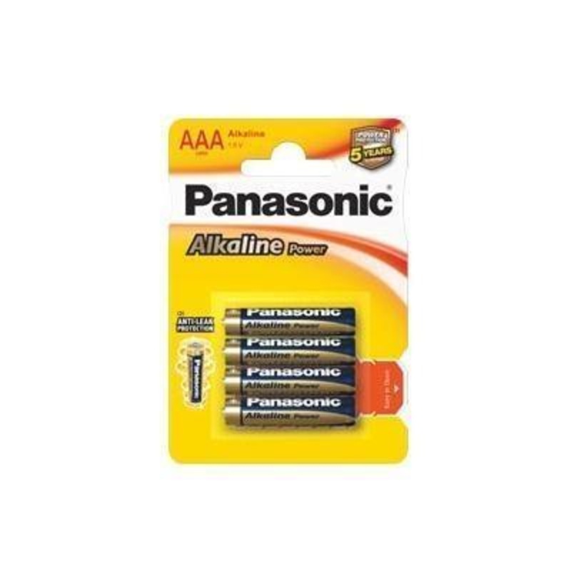 Panasonic AAA Alkaline 4 Pack