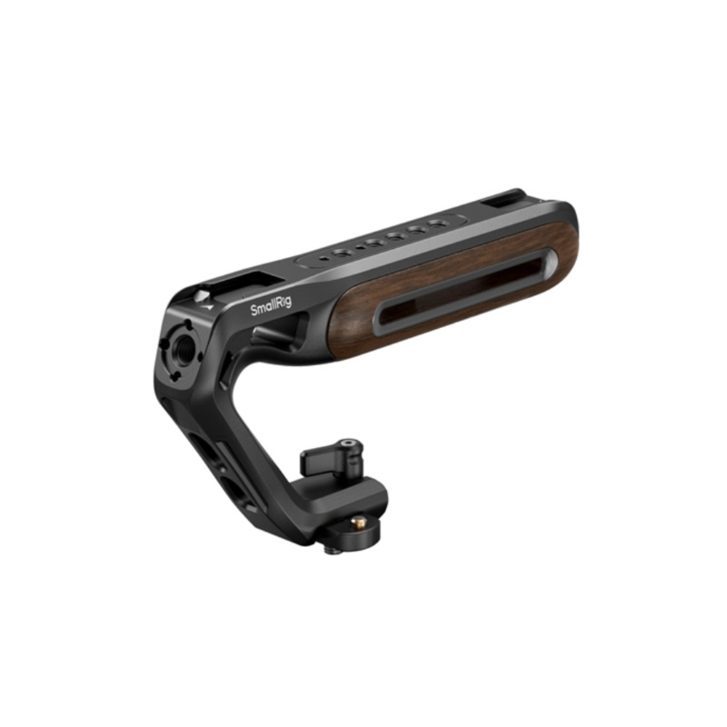 SmallRig Wooden Top Handle with NATO Clamp