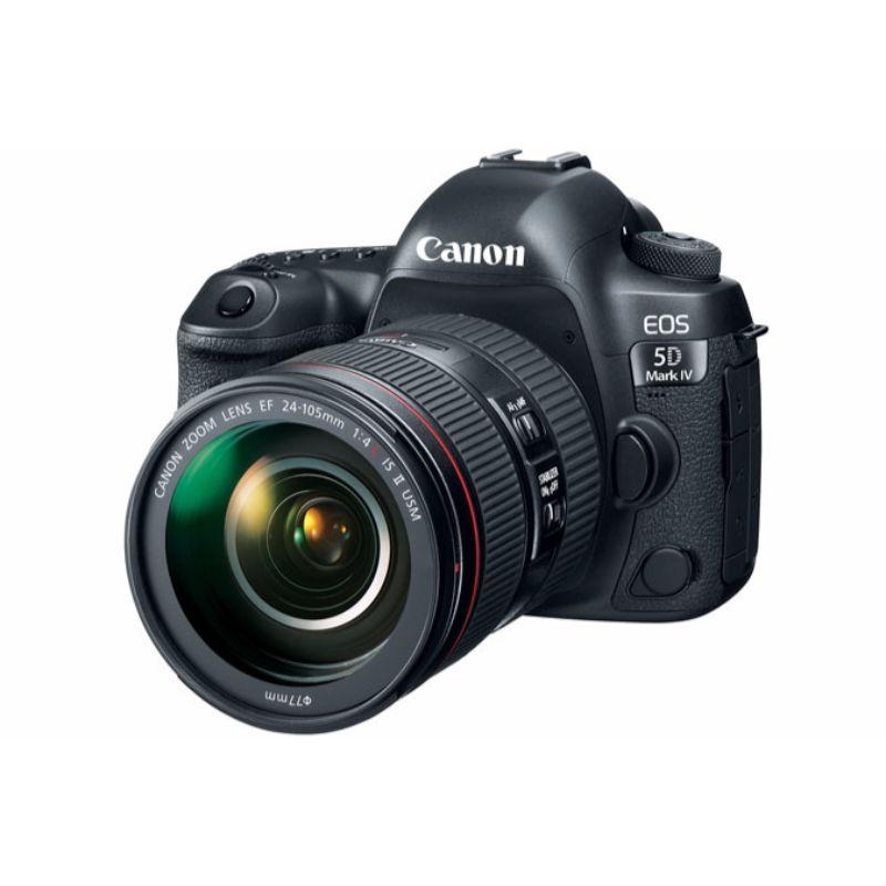 Canon EOS 5D Mark IV with 24-105mm f/4L II Lens Black
