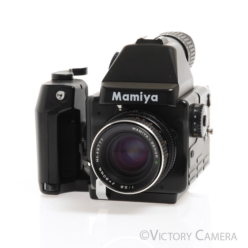 Mamiya 645E Medium Format Camera w/ Metered Prism 80mm f2.8 Lens, Winder [EXC]