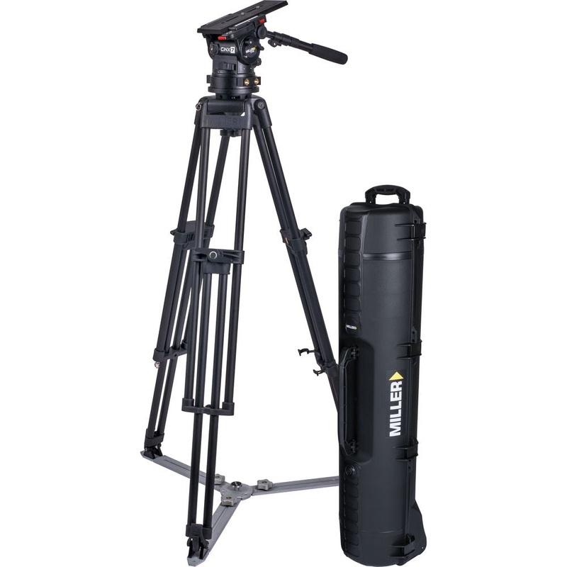 Miller 3865 CiNX 7 HDC 100 1 Stage Alloy Tripod System – MIL-3865