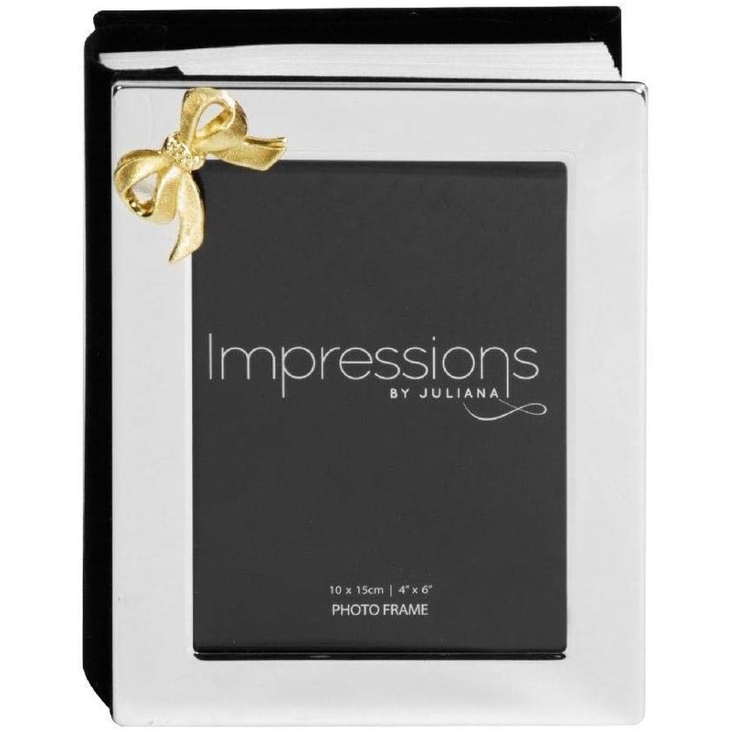 Photo Frame 4″x6″ with album for 100 pictures – Bow Icon