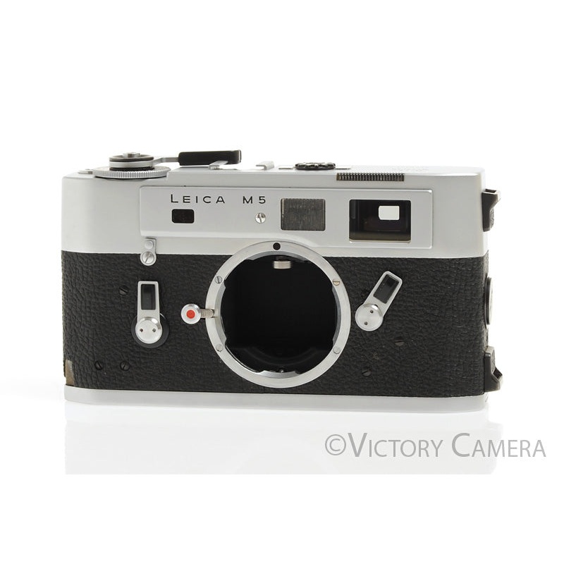 Leica Leitz M5 2 Lug Chrome 35mm Rangefinder Camera Body -Good Meter- [EXC]