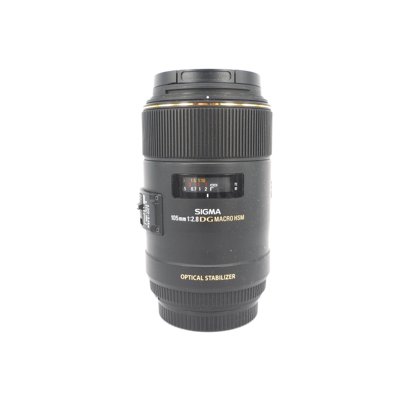 Used Sigma 105mm f2.8 Macro EX DG OS HSM – Canon Fit
