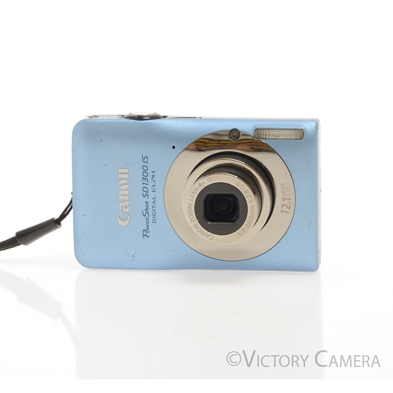 Canon PowerShot Blue SD1300 IS 12.1 Digital Point and Shoot Camera [EXC-]