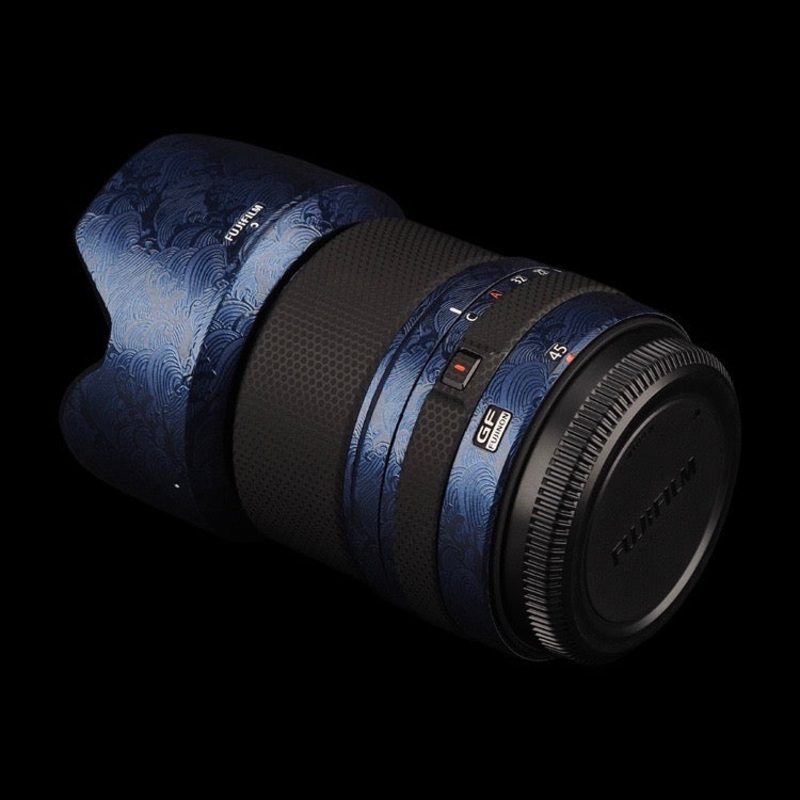 FUJIFILM GF 45mm F2.8 R WR Lens Skin Brushed Black