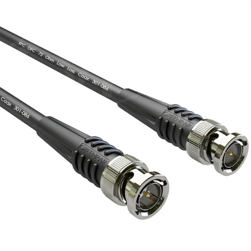 Kramer Electronics C-BM/BM BNC-BNC 3G HD-SDI Coax Video Cable C-BM/BM-1.5 1 BNC (M) to 1 BNC (M) RG-6 Video Cable 1.5′ 0.5m