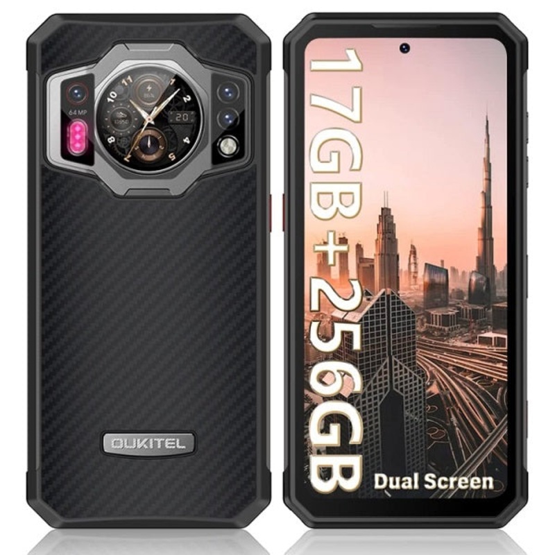 OUKITEL WP21 Rugged Phone Night Vision Camera 12GB+256GB Black