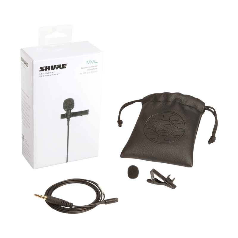 Shure MOTIV MVL Omnidirectional Lavalier Microphone for Smartphones