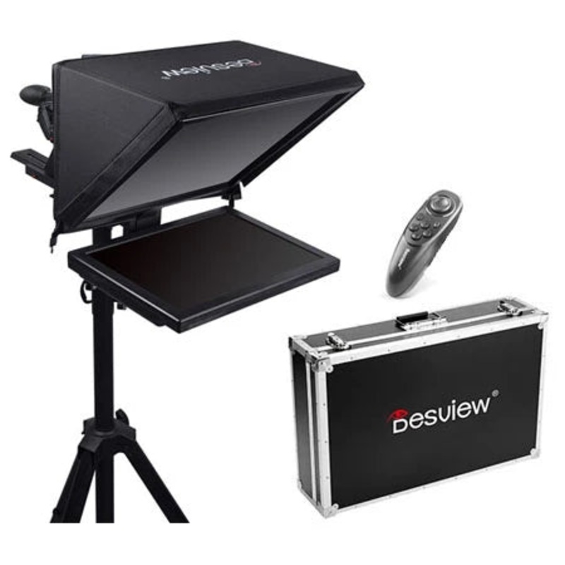 Desview T22 Broadcast Teleprompter for Camera Interview