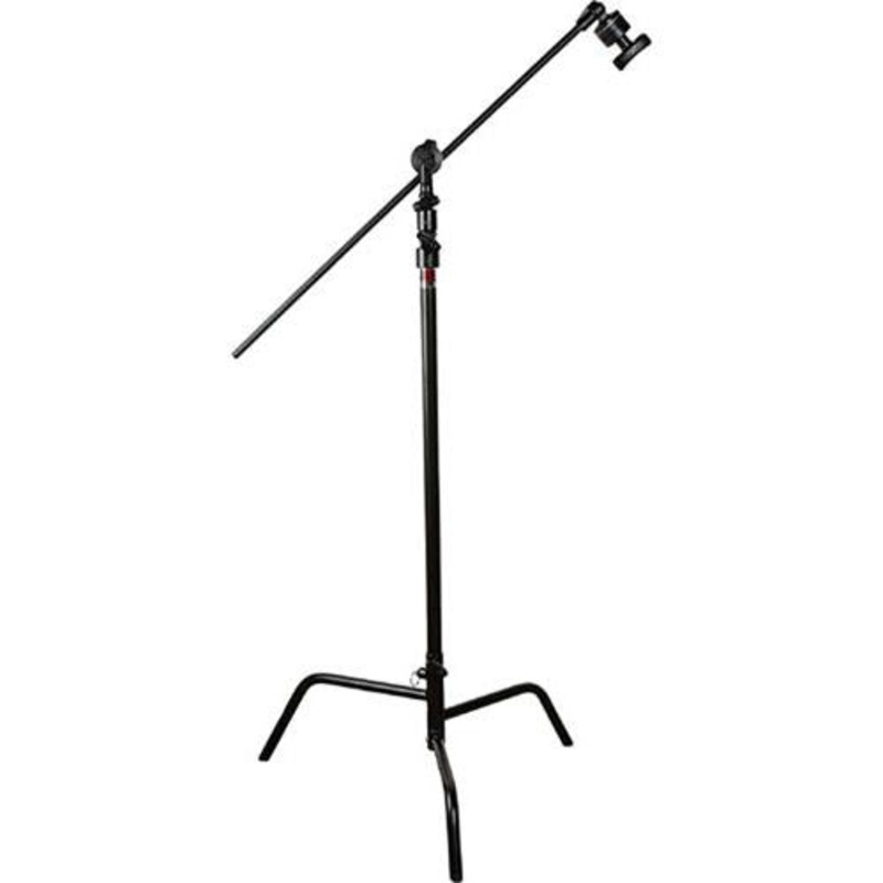 Matthews B756140 40-inch C+Stand w/ Spring Loaded Turtle Base w/ Grip Head & Arm Black – MD-B756140