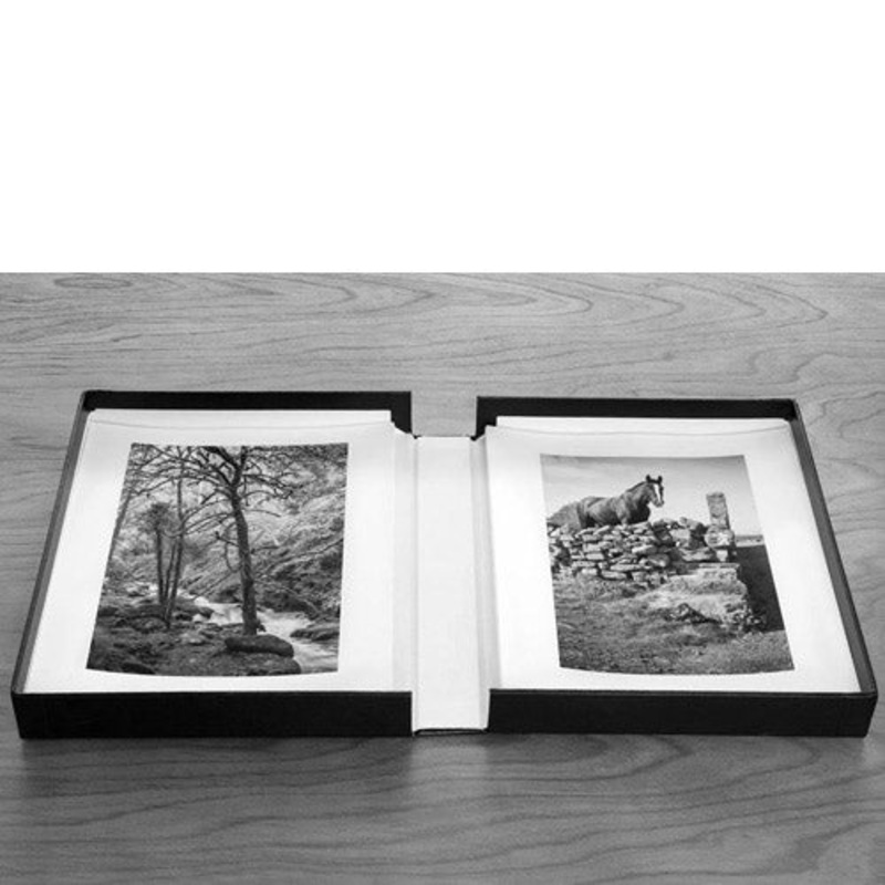 Portfolio Box of 20 Custom 8.5″x11″ B&W Prints by Richard Sexton