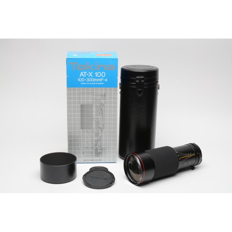 Tokina MF 100-300mm f4 AT-X SD Telephoto zoom lens for Nikon AI-S, Boxed