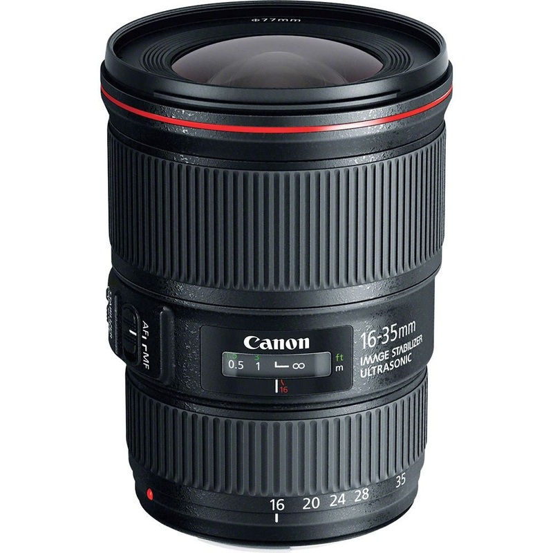 Canon EF 16-35mm f/4 L IS USM Lens Black