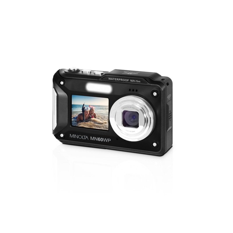 MINOLTA 48MP/4K/Wifi Waterproof Camera – Black (50806)