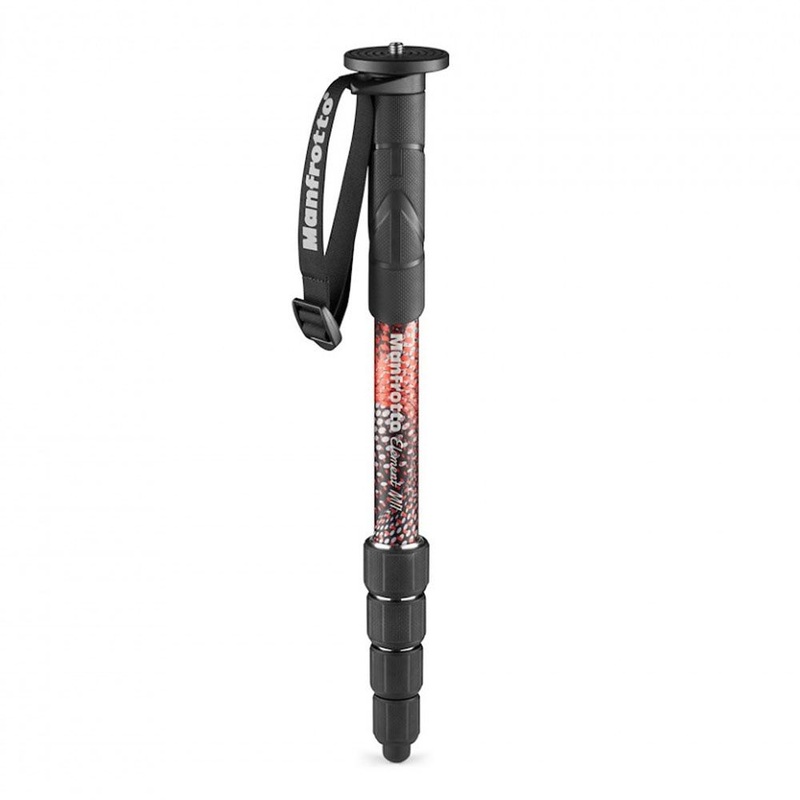 Monopie Manfrotto Element MII 4 Secciones Rojo