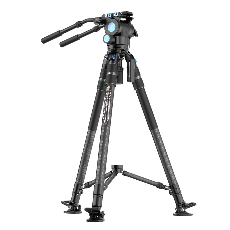Sirui SVS75 & SVH15 Pro Rapid Professional Video Carbon Fibre Tripod Kit