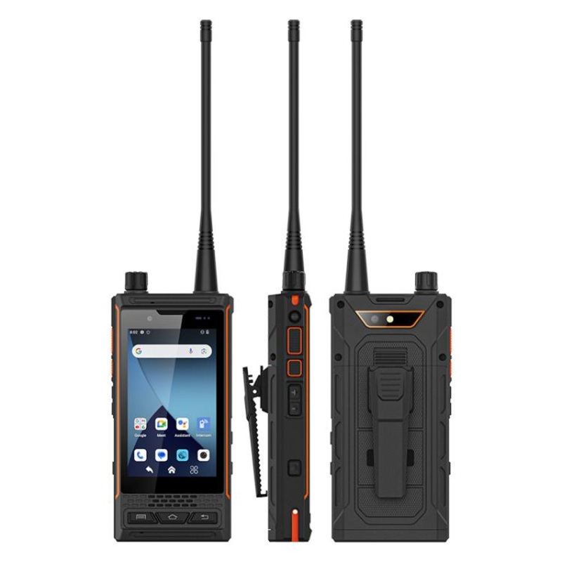 UNIWA P4 Plus VHF Walkie Talkie Rugged Phone Dual SIM 4GB+64GB Black Orange AU