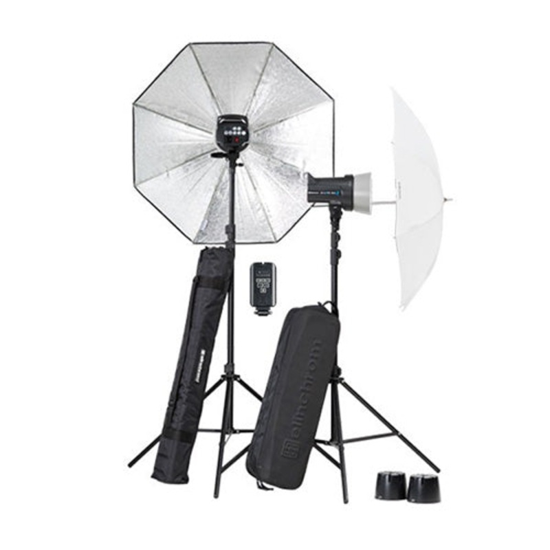 Kit de Flashes Electrnicos con Accesorios D-Lite 2 RX Elinchrom