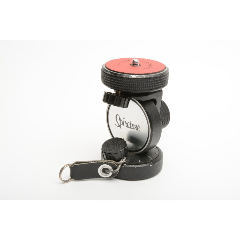 Spiratone tripod head w/vertical tilt, rotate, and head spin, nice!