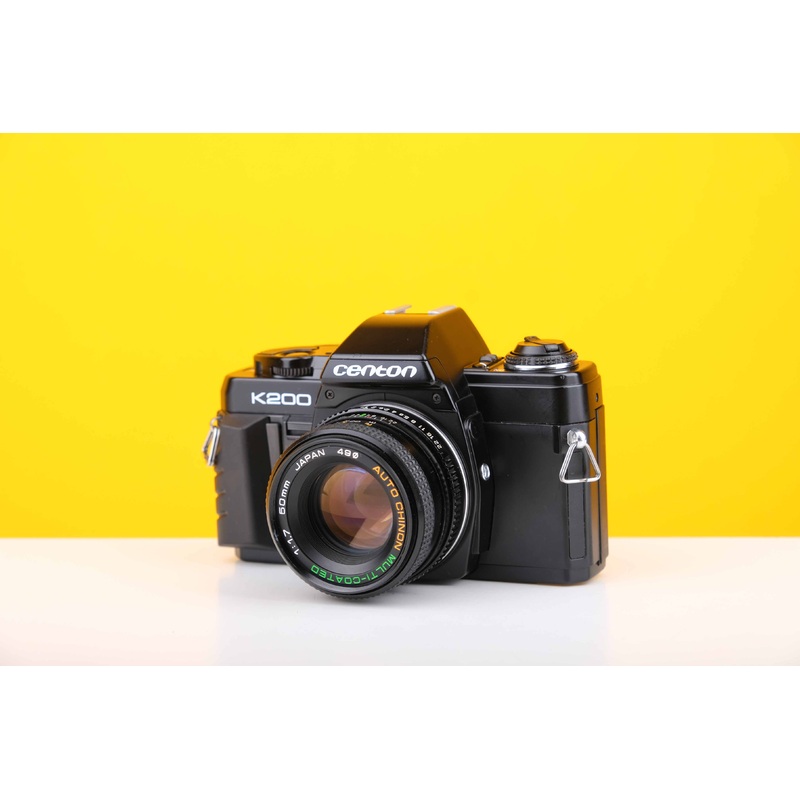 Centon K200 35mm SLR Film Camera with Auto Chinon Multi-Coated 50mm f1.7 Lens