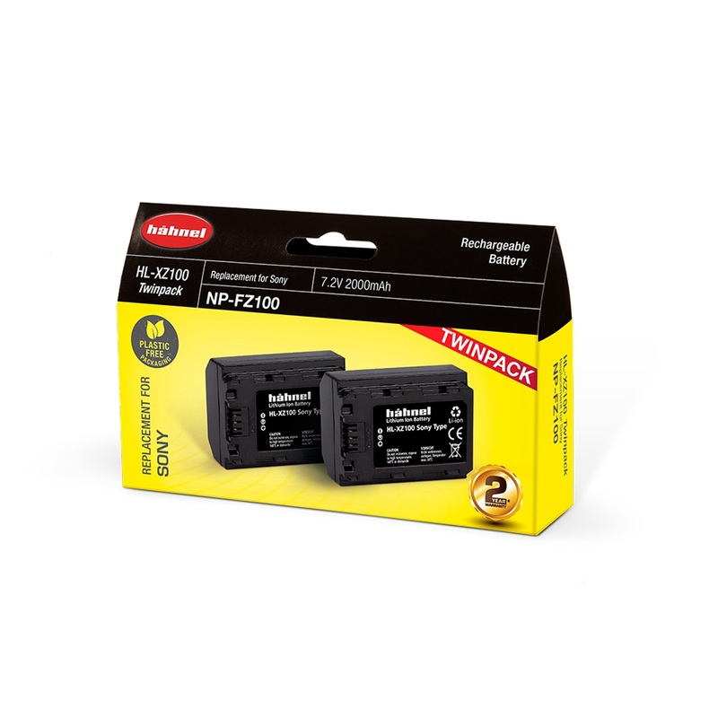 HL-XZ100 SONY 7.2V 2000MAH (NP-FZ100) – TWIN PACK