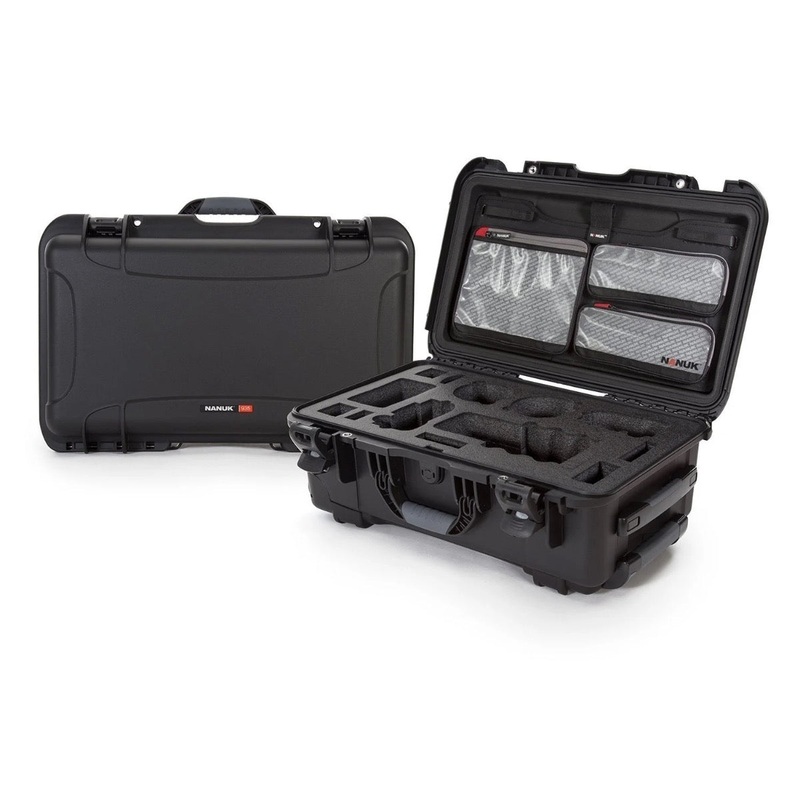 NANUK 935 Protective Case 935 w/Custom Foam & Lid Organiser for Sony A7R A7S AND A9 DLSR Cameras – NAN-935S-070BK-0A0-19017 BLACK