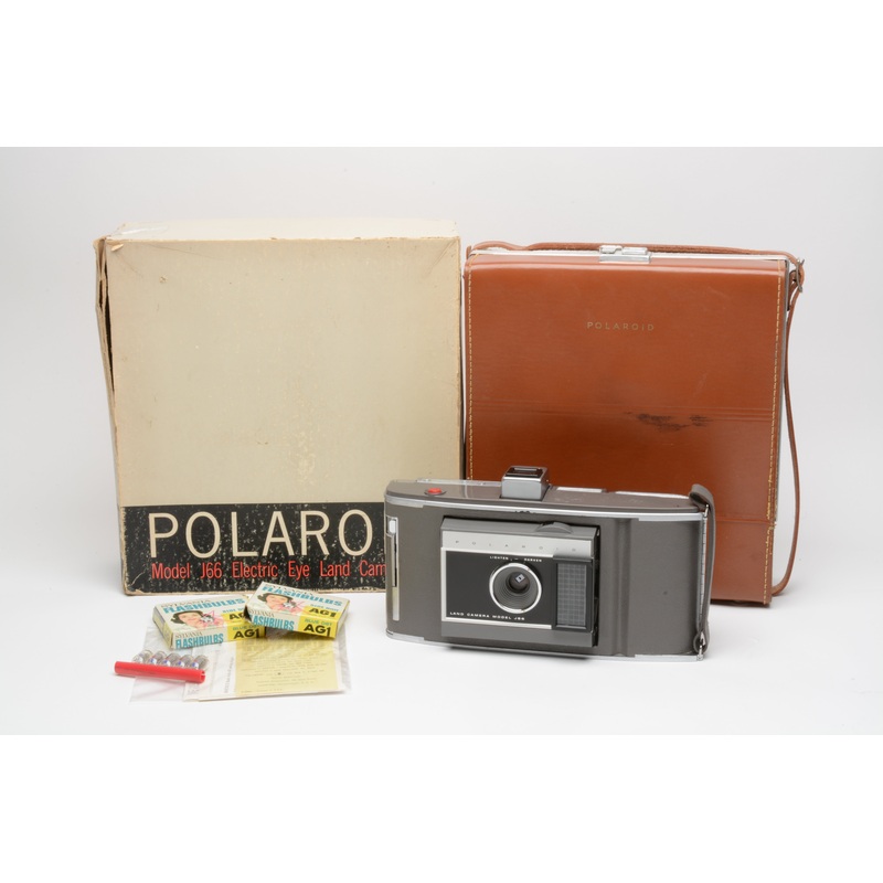 Polaroid J66 Electric Eye Land camera, boxed, in case, very clean