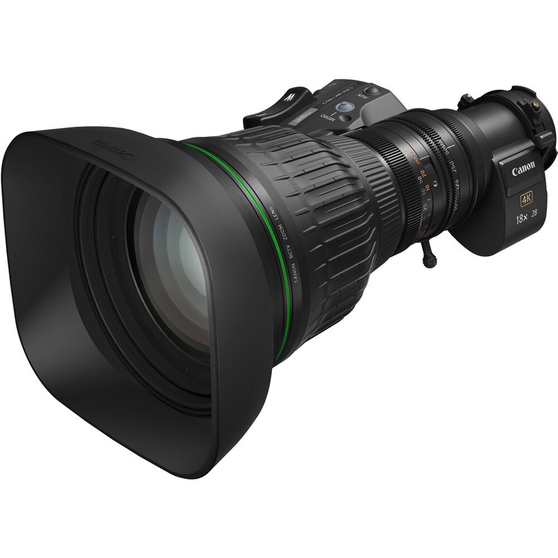 Canon CJ18ex28B IASE-S 2/3″ UHDgc 4K Digital ENG/EFP Super-telephoto Zoom Lens
