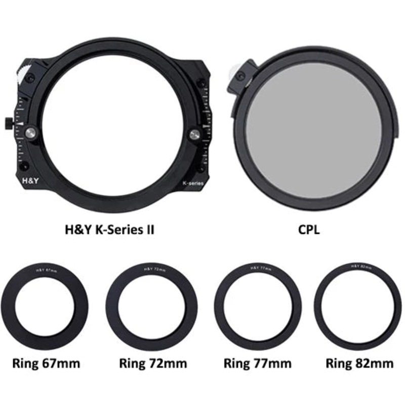 H&Y K-Series Filter Holder Mark II for 100mm with CPL (KH100)