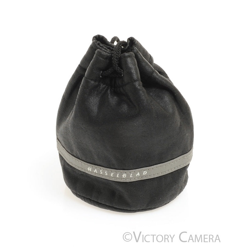 Hasselblad Genuine Leather Black & Grey Soft Lens Case ~ 5″ Long [EXC]