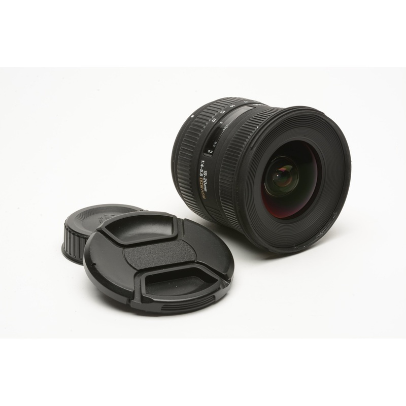 Sigma EX 10-20mm f4-5.6 DC HSM zoom lens for Nikon AF, clean, nice!