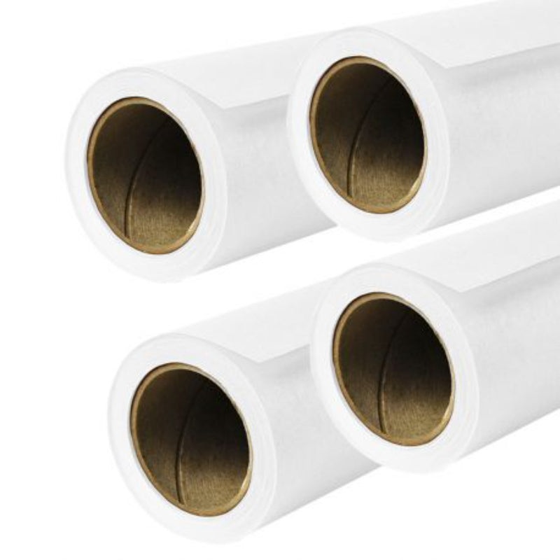 BD SUPER WHITE – 129-A1 x4 Pack 4 Rouleaux fond papier BD 2,72 x 11 m – LARGE 2,72m x 11m ou [A5] 2.72 x 25m